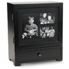 Black Jewelry Box with Photo Frame