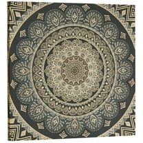 Aurora Medallion Canvas Wall Art Multi Earth