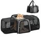 thumbnail image 1 of Transportín para mascotas Petsfit, expandible, gris, para gatos y perros de hasta 7 kg, 1 of 8