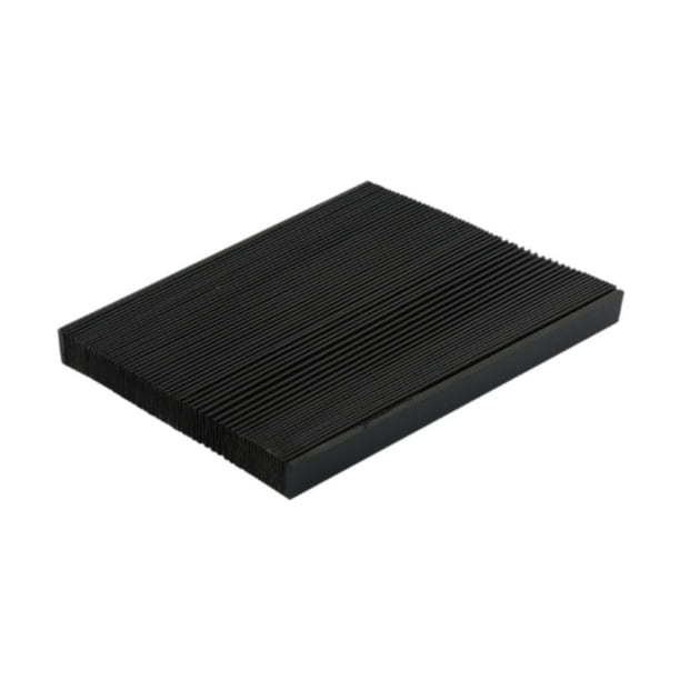 Cubierta de acordeón de máquina CNC longitud de estiramiento 1.5 m cubierta de fuelle impermeable 26.5cm