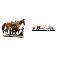 thumbnail image 1 of Majestuosa Escultura De Caballo Y Ciervo Para Decorar El Hogar, La Oficina, La Sala De Estar, El Jardín, La Cerca, El Porche O Cualquier Espacio Exterior E Interior. Colección Para Amantes De, 1 of 8