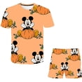 thumbnail image 2 of Ropa de bebé Mickey, conjuntos de ropa de verano para niños, camisetas de moda + Mickey Mouse, traje corto de 2 uds, ropa de Mickey Mouse para niños 4T Gao Jinjia LED, 2 of 2