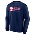 thumbnail image 2 of Men's Fanatics Navy Minnesota Twins Focus Fleece Pullover Sweatshirt, 2 of 3