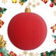 thumbnail image 5 of Bolas Navidad Inflables Que Brotan La Pelota Navegación (68x58 Cm) Rojo, 5 of 9
