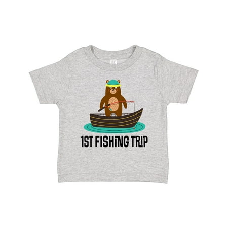 

Inktastic 1st Fishing Trip Boys Toddler T-Shirt