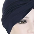 thumbnail image 3 of SPRING PARK Women Turban Caps Headscarf Pleated Wrap Chemo Cap Hair Loss Head Cover Solid color, 3 of 3