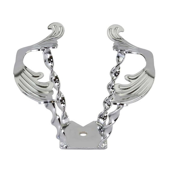 Bike 3D Wing Steering Wheel Chrome.