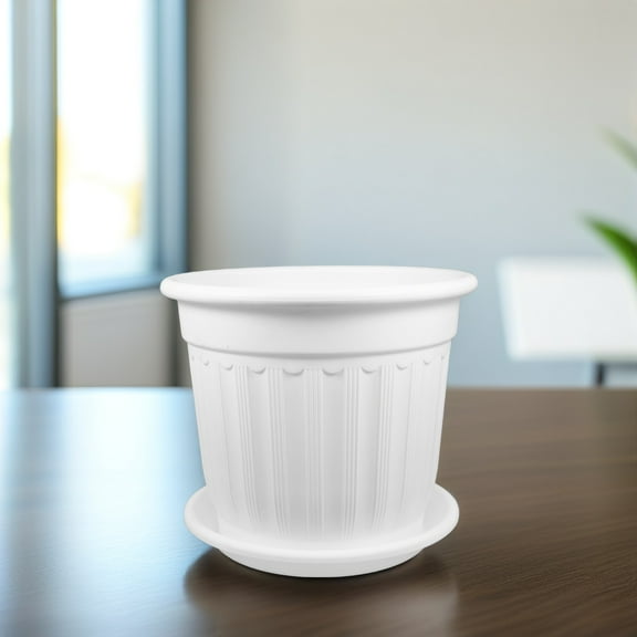 WHAMVOX Unique Plant Pot Planter Flower Pot Outdoor Flower Planting Pot Indoor Flowerpot Decorative Planter Balcony Planter Round Flowerpot