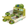 thumbnail image 1 of Máquina de pinball, juego de interacción entre padres e hijos, juego de pinball de mesa electrónico portátil, juguete educativo para niños de 3, 4, 5 verde, 1 of 9