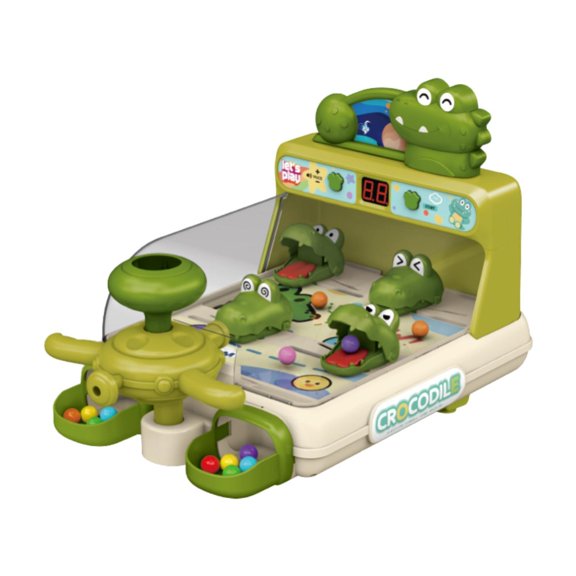 Máquina de pinball, juguete educativo portátil interactivo para fiestas, mesa electrónica verde