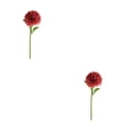 thumbnail image 3 of Baohd 1/2/3/5 10pack/lot Realistic Appearance Artificial Flower For Party Decor And Home Decor Deep Coffee 2PCS, 3 of 6