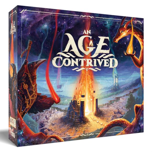 an Age Contrived | Competitive Board Game of Engine Building & Fantasy Gods | Made by Bellows Intent (Core Edition)