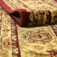 thumbnail image 5 of Rugs.com Aditi Collection Rug – 6' Round Red Low Rug Perfect For Kitchens, Dining Rooms, 5 of 9