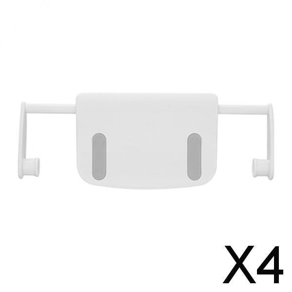 4 Soportes para Toallas de Papel Montados, Ajustables, Extraíbles, Soporte para Pañuelos, Estante, Almacenamiento de Película Adhesiva para Puertas, R 4 piezas