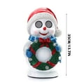 thumbnail image 4 of Musical Santa Christmas Decor: Light-Up Resin Figurine with USB/Battery for Kids, 4 of 4