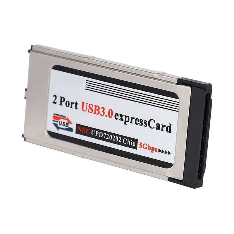 Instalar en pc evaporación Escándalo High-Speed Dual 2 Port USB 3.0 Card 34mm Slot Card PCMCIA Converter Adapter  for Laptop Notebook - Walmart.com