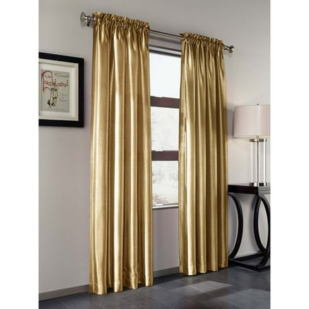 Treasure Faux Silk Curtain Panel, Set of 2