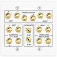 thumbnail image 2 of Placa de pared para altavoces de home theater - TNP - Conexión dorada de banana, 2 of 3