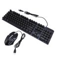 thumbnail image 1 of Retro Wired Keyboard and Mouse Combo,Backlit Typewriter Keyboard with Round Keycaps,1600DPI Wired Computer Keyboard,USB Mouse for Desktop,Laptop and Computer, 1 of 7