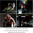 thumbnail image 6 of 4 Pcs Light Waterproof Red Flashing Bicycle Rear Light, Suitable for Running, Walking, Cycling, Helmet, Etc, 6 of 8