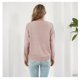 thumbnail image 3 of Suéter de punto para mujer, moda de otoño e invierno, suéter a cuadros con forma de corazón hueco, novedad, Color sólido, suelto, de manga larga, 2022, 3 of 4
