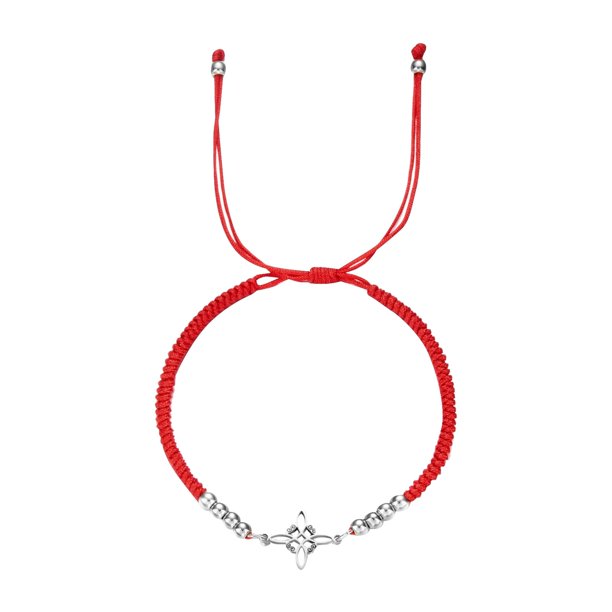 Nudo irlandés pulsera trenzada para las mujeres de moda no se desvanecen pulsera versátil