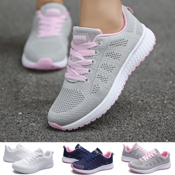CAIXAI Wide Toe Box Sneakers Women Arch Support Womens Casual Sneakers Lightweight Non- Sole Women's Walking Shoes Mesh Knitted Woven Mary Jane Shoes Women Hands Free Barefoot Shoe