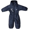 thumbnail image 1 of (Taille 5/taille 6, Bleu Marine) - Combinaison de Pluie Extérieure Imperméable pour Enfants Trespass contre les Gouttes d'Eau, 1 of 6