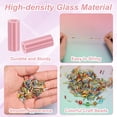 thumbnail image 2 of Uxcell 1800-Pack Cuentas Bugle, Cuentas de Vidrio de Tubo de Bordado de 2x4mm para Manualidades DIY/Pulseras/Collares Rosa Coreano, 2 of 7