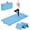 4 Fold SkyBlue, variant on Folding Gymnastics Mat 6’ x 3’ x 2”, Thick Tumbling & Exercise Mat for Home Workout, Yoga, Martial Arts & Fitness Training