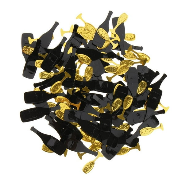 simhoa Glitter Champagne Cup Table Confetti High School Graduation Party
