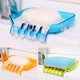 thumbnail image 3 of Tazas de plástico para absorción de agua para baño, soporte para caja de jabón, herramientas, accesorios de baño, 2 piezas, azul ER, 3 of 3