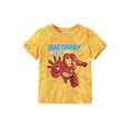 thumbnail image 1 of Camiseta Marvel Iron Man Birthday Boy de manga corta para niños de 8 a 9 años, 1 of 7