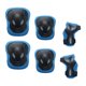 thumbnail image 3 of Almohadillas para las manos, coderas y rodilleras para ciclismo al aire libre, equipo de protección práctico. Azul, 3 of 9
