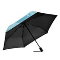 thumbnail image 2 of FORMRS Travel Umbrella Folding Auto Open Close Windproof Rain UV Protection, Pink Beach Toys Pattern, 2 of 8