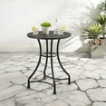 thumbnail image 2 of Astrid Indoor/Outdoor Metal Bistro Table - Matte Black, 2 of 3