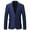 Navy, variant on ZCFZJW Men's Slim Fit Casual Blazers Lightweight Sport Coats Long Sleeve Solid Color One Button Suit Jackets for Work Business Wedding Navy XL