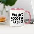 thumbnail image 3 of CafePress - World's Goodest Teacher Mug - 11 oz Ceramic Mug - Novelty Coffee Tea Cup, 3 of 4