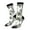 3 Black, variant on Palm Trees Zebra Crew Socks for Men & Women, Breathable Casual Athletic Ankle Socks