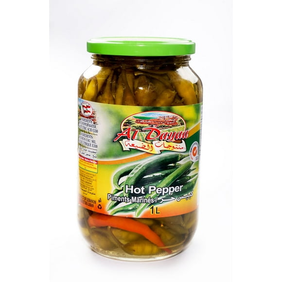 Al Dayaa Hot Pepper Pickles, 1L