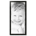 thumbnail image 2 of ArtToFrames 20" x 44" Honors Black with Silver Picture Frame, 20x44 inch Black Wood Poster Frame (WOM-5157),  Pack, 2 of 7