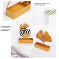 thumbnail image 4 of Toystoory Ginkgo Leaf Holder Golden Stand Delicado Adorno de Escritorio Hierro Soporte con Ceniza para Dormitorio Decoración del hogar de una sola hoja Toystoory HA026082-01, 4 of 6