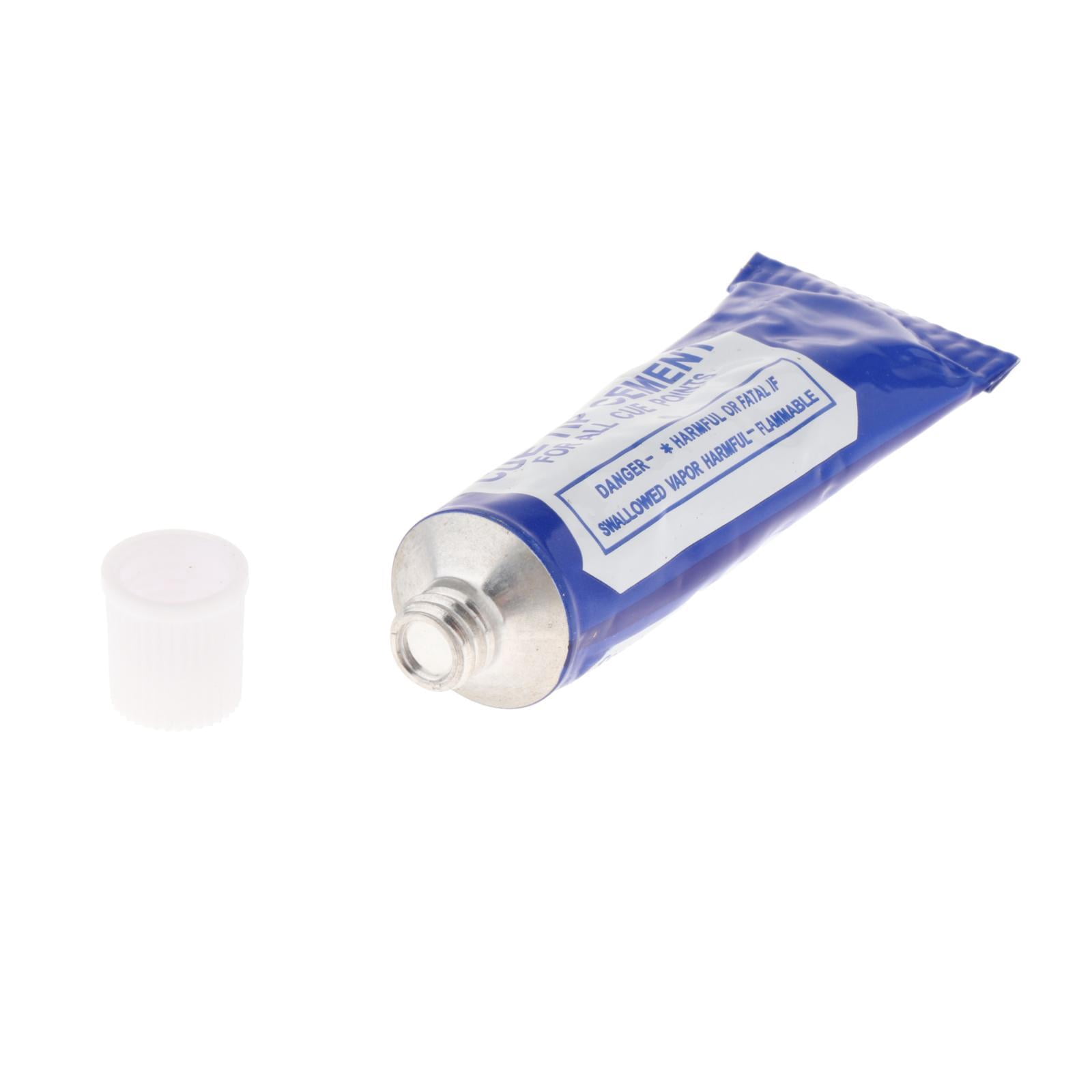 funtasica Glue for Pool Cue Tips Pool Cue Maintenance Multifunctional 16g Quick Drying Clear Glue Easy to Apply Snooker Cue Accessories
