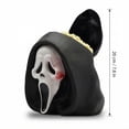 thumbnail image 2 of Guvpev Hooded Ghost Face Popcorn Bucket, 7.8-Inch Scream 7 Movie Night Popcorn Holder, Sculpted Slasher Character Bust, Premium Halloween Party Decor and Home Cinema Snack Vessel, 2 of 16