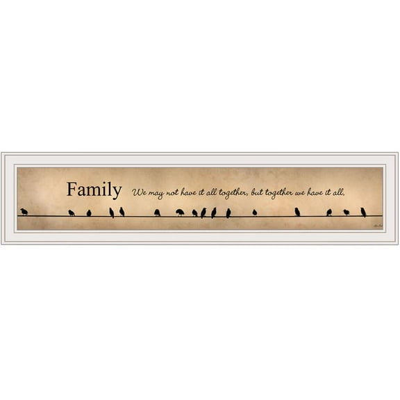 Family Together We Have It All by Lori Deiter Print Wall Art Wood Multi-Color