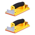 thumbnail image 1 of Miangastore 2pcs Sandpaper Holder with Hand Grip Handheld Sand Paper Frame for Home, 1 of 8
