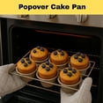 thumbnail image 5 of Bakdcore 6-Cup Popover Pan,Nonstick Muffin Cupcake Pan, Ideal for Yorkshire Pudding, Muffins, and Popovers, 5 of 6