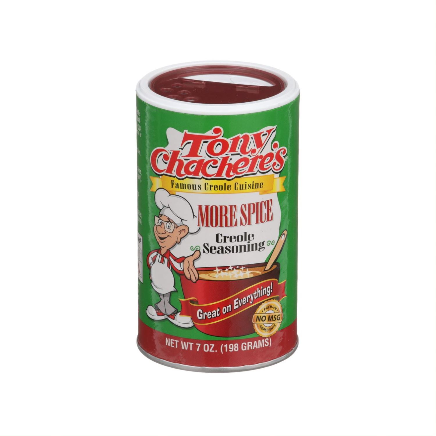 Tony Chacheres, Seasoning, Cajun, More Spice, 7 oz