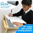 thumbnail image 2 of Zieler® Large (A3) Wooden Ergonomic Writing Slope with Grip Mat, 2 of 6