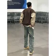 thumbnail image 4 of Pantalones vaqueros holgados lavados para hombre, pantalones vaqueros con bolsillos para hombre, rectos, estéticos, otoño 2024, coreanos, de talla grande, de diseñador, suaves, 4 of 5